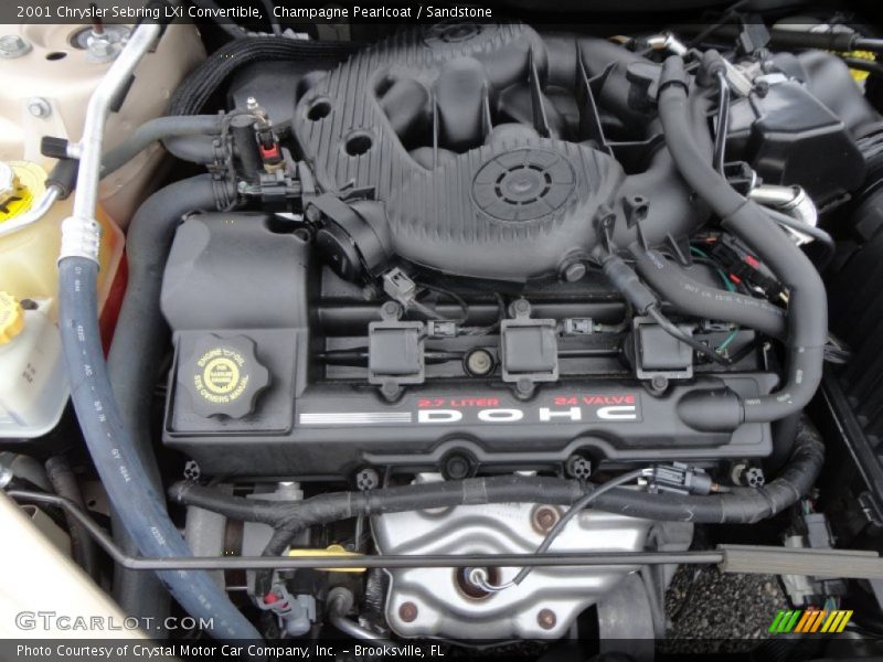  2001 Sebring LXi Convertible Engine - 2.7 Liter DOHC 24-Valve V6