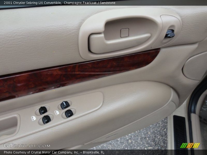 Champagne Pearlcoat / Sandstone 2001 Chrysler Sebring LXi Convertible