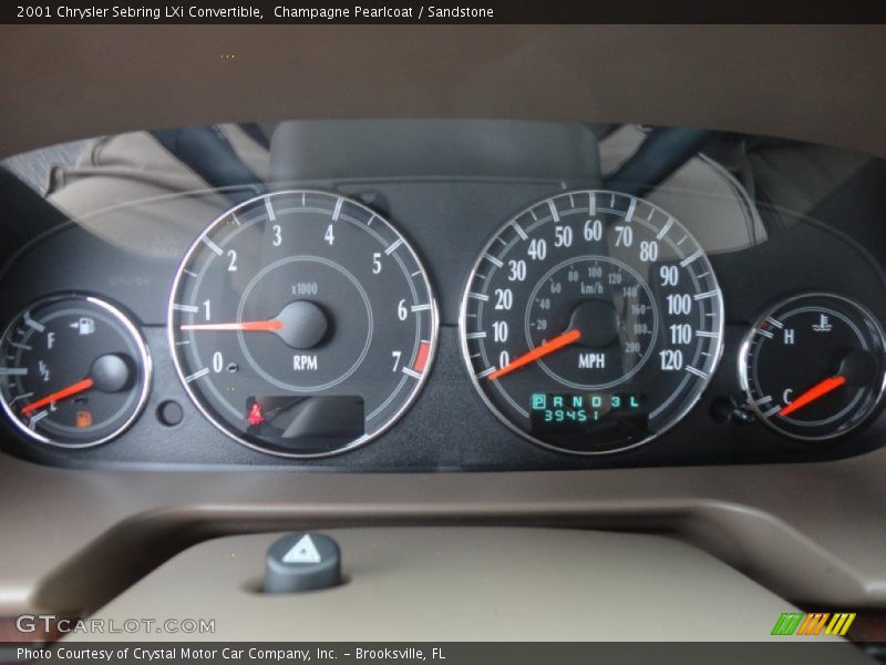  2001 Sebring LXi Convertible LXi Convertible Gauges