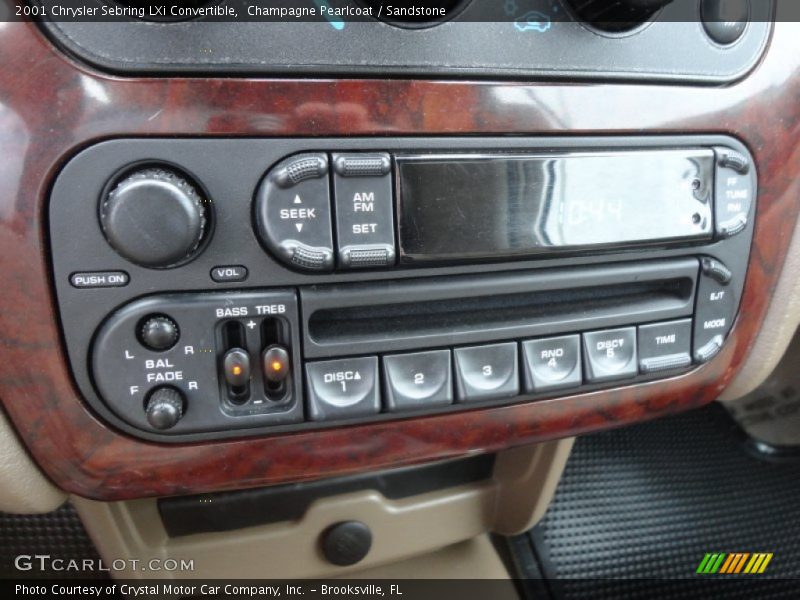 Audio System of 2001 Sebring LXi Convertible