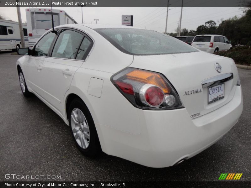 Winter Frost White / Frost 2010 Nissan Altima 2.5