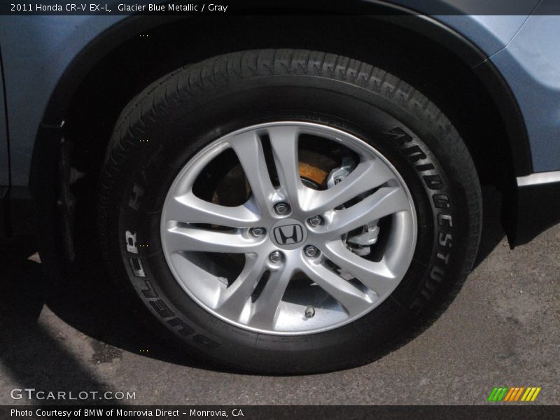 Glacier Blue Metallic / Gray 2011 Honda CR-V EX-L