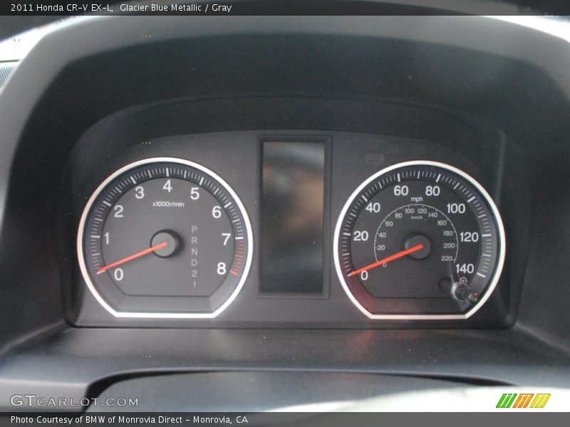 Glacier Blue Metallic / Gray 2011 Honda CR-V EX-L