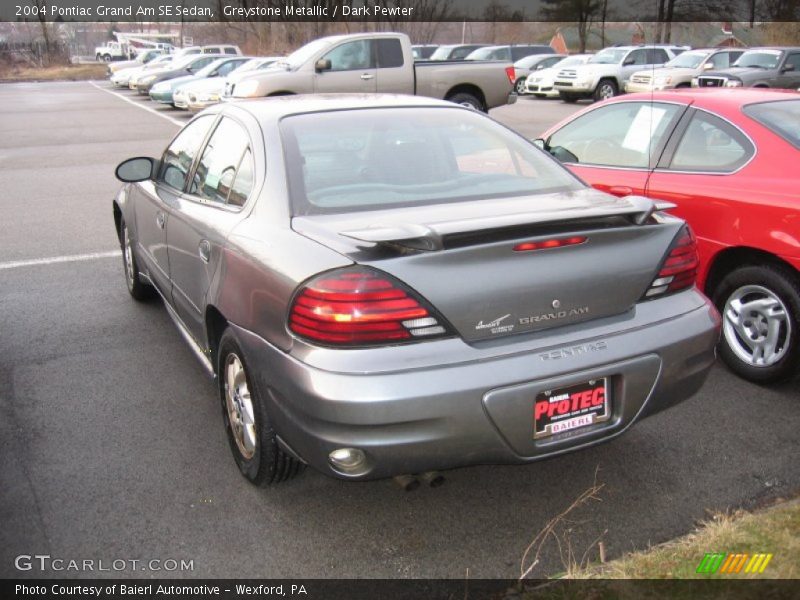 Greystone Metallic / Dark Pewter 2004 Pontiac Grand Am SE Sedan