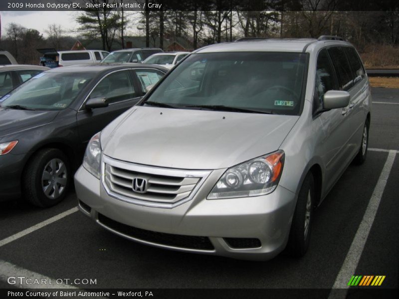 Silver Pearl Metallic / Gray 2009 Honda Odyssey EX