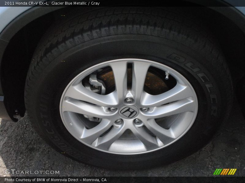 Glacier Blue Metallic / Gray 2011 Honda CR-V EX-L