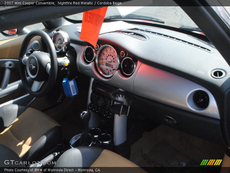 Nightfire Red Metallic / Cordoba Beige 2007 Mini Cooper Convertible