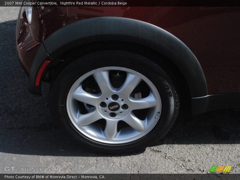 Nightfire Red Metallic / Cordoba Beige 2007 Mini Cooper Convertible