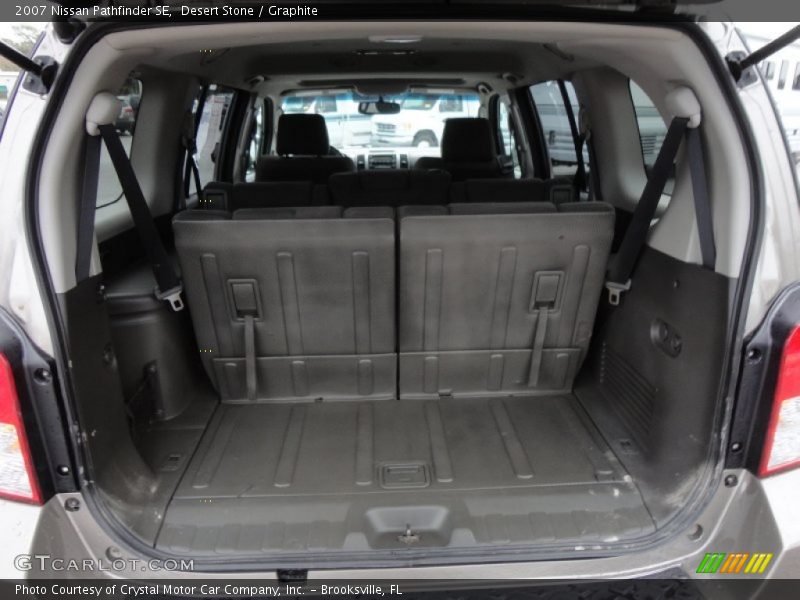  2007 Pathfinder SE Trunk