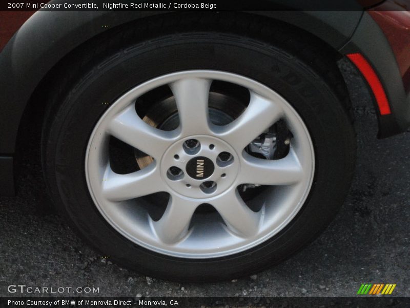 Nightfire Red Metallic / Cordoba Beige 2007 Mini Cooper Convertible