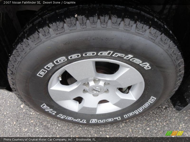 Desert Stone / Graphite 2007 Nissan Pathfinder SE