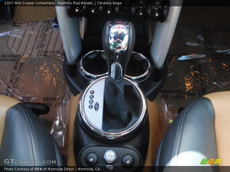  2007 Cooper Convertible CVT Automatic Shifter
