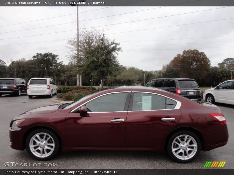 Tuscan Sun Metallic / Charcoal 2009 Nissan Maxima 3.5 S