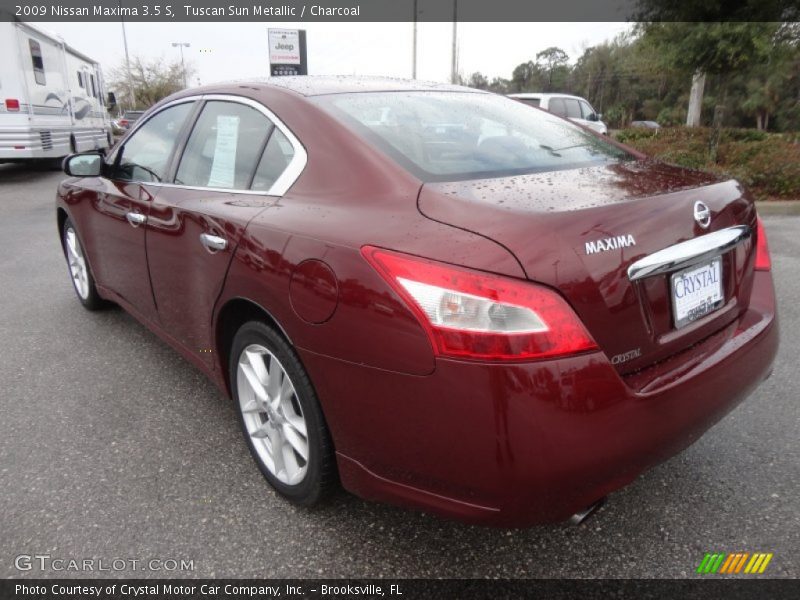 Tuscan Sun Metallic / Charcoal 2009 Nissan Maxima 3.5 S