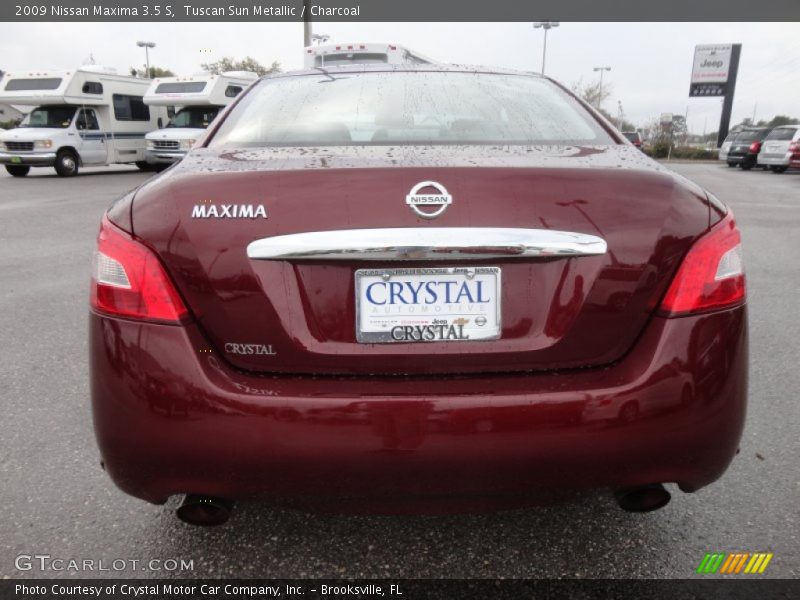 Tuscan Sun Metallic / Charcoal 2009 Nissan Maxima 3.5 S