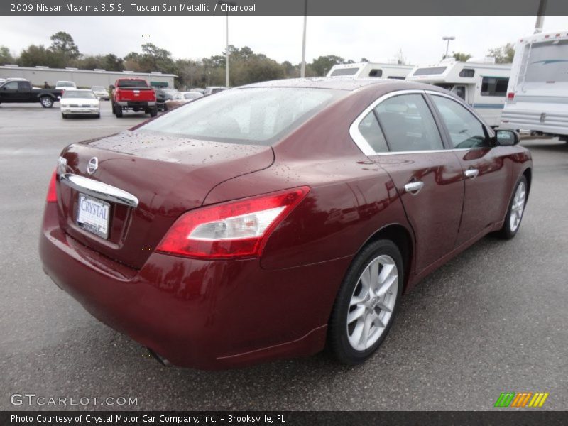 Tuscan Sun Metallic / Charcoal 2009 Nissan Maxima 3.5 S