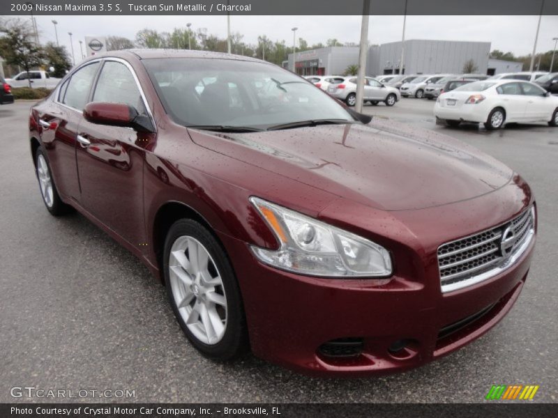 Tuscan Sun Metallic / Charcoal 2009 Nissan Maxima 3.5 S