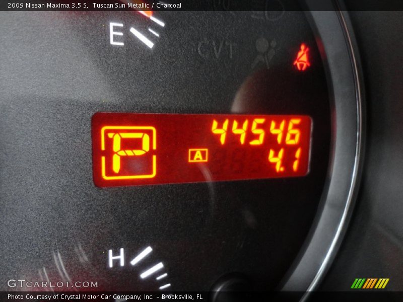 Tuscan Sun Metallic / Charcoal 2009 Nissan Maxima 3.5 S