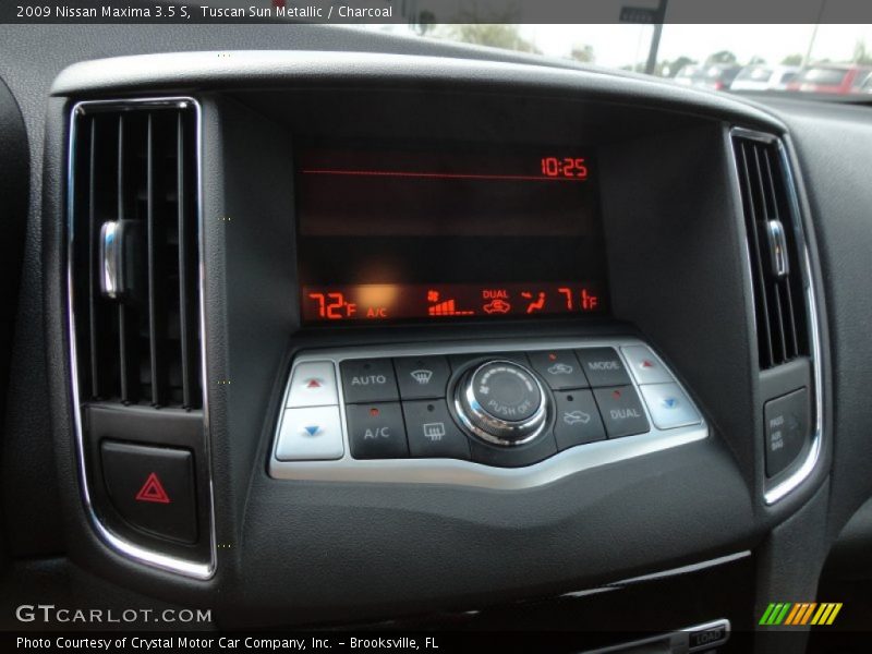 Tuscan Sun Metallic / Charcoal 2009 Nissan Maxima 3.5 S