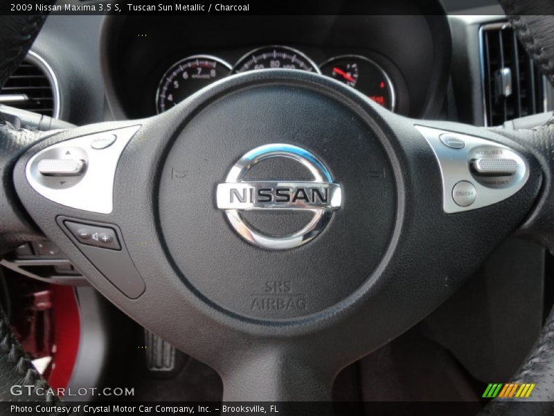 Tuscan Sun Metallic / Charcoal 2009 Nissan Maxima 3.5 S