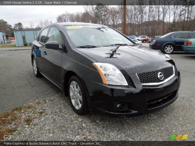Super Black / Charcoal 2009 Nissan Sentra 2.0 SR