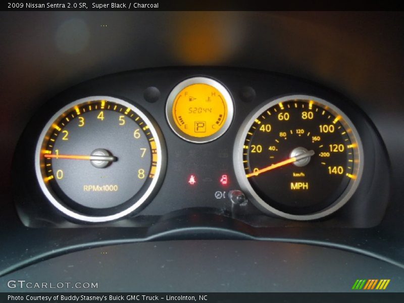 Super Black / Charcoal 2009 Nissan Sentra 2.0 SR