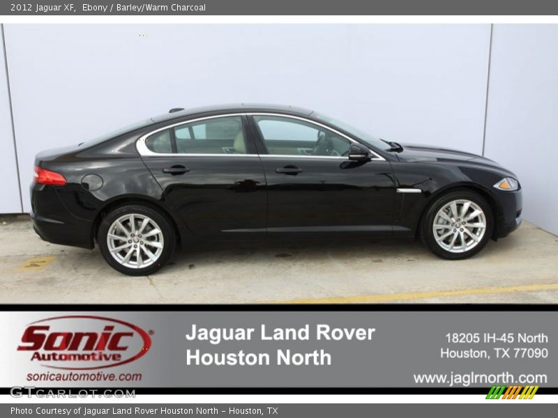 Ebony / Barley/Warm Charcoal 2012 Jaguar XF