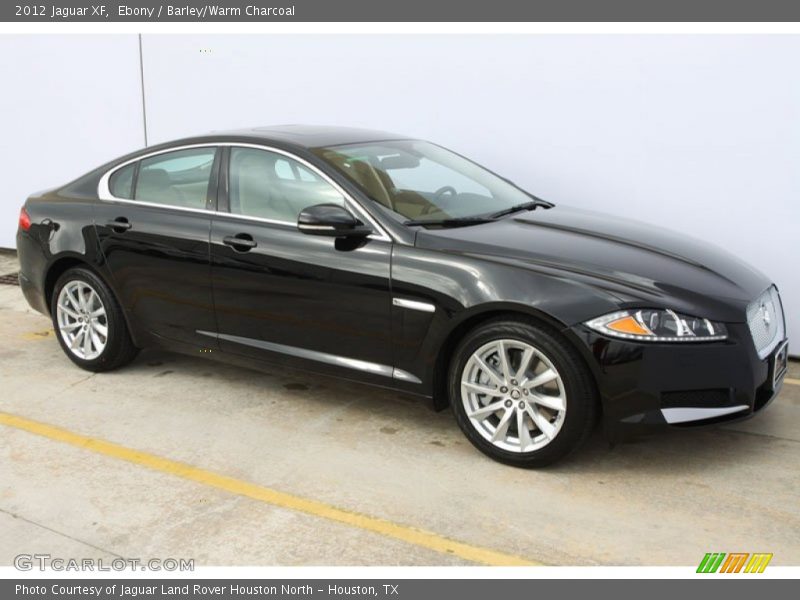 Ebony / Barley/Warm Charcoal 2012 Jaguar XF