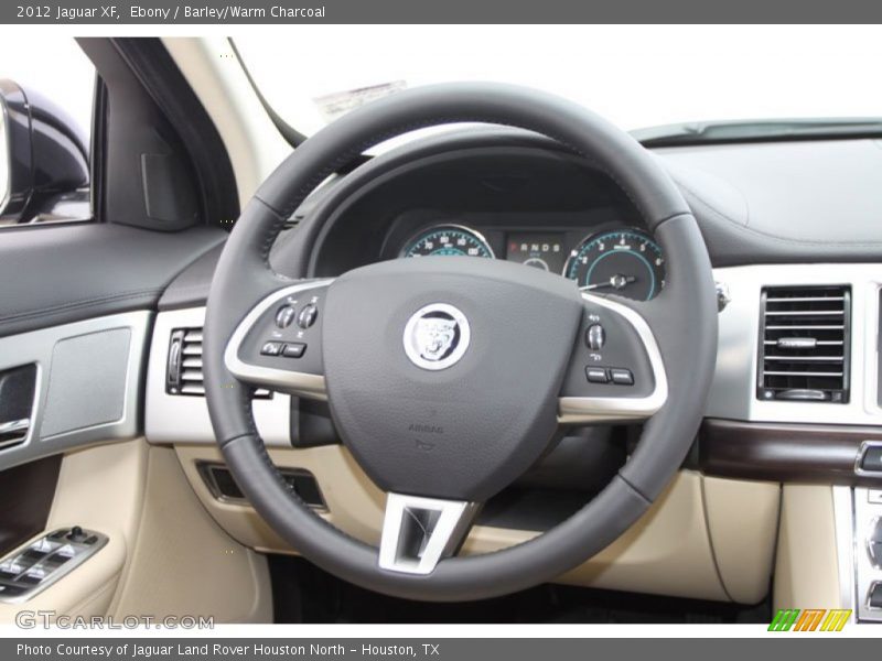 Ebony / Barley/Warm Charcoal 2012 Jaguar XF