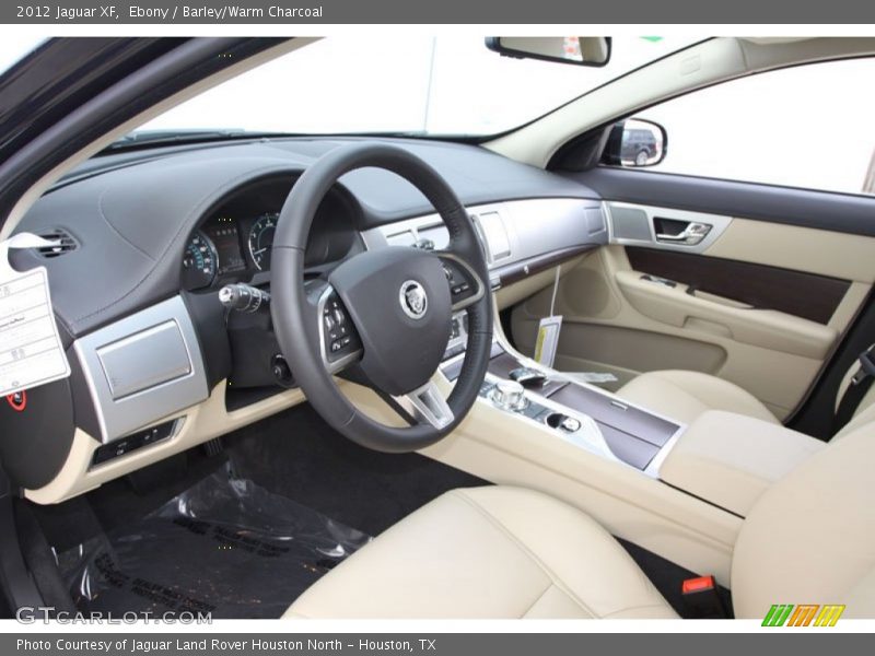 Ebony / Barley/Warm Charcoal 2012 Jaguar XF
