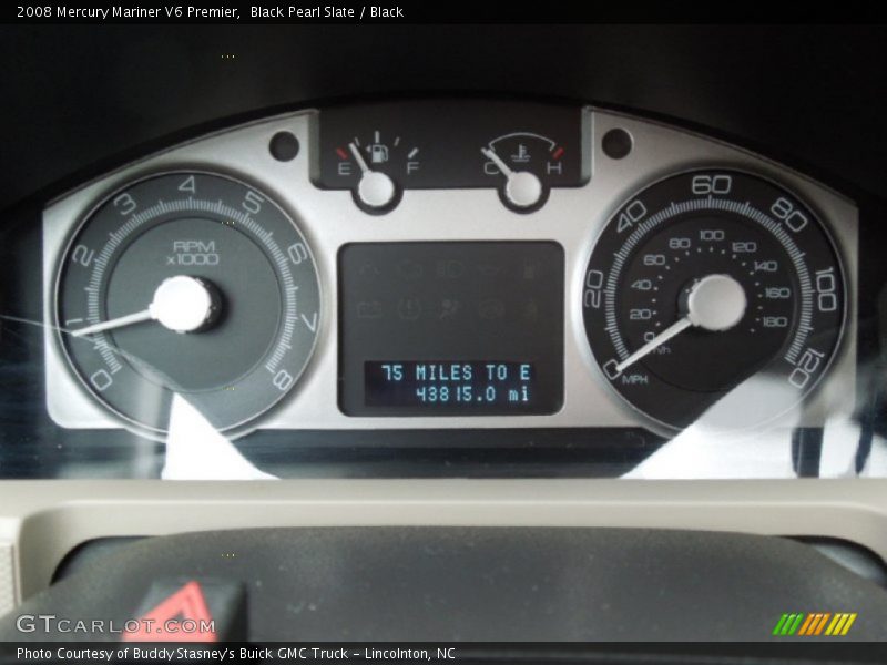  2008 Mariner V6 Premier V6 Premier Gauges