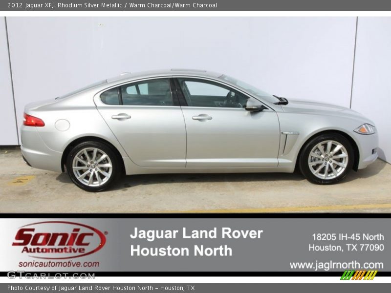 Rhodium Silver Metallic / Warm Charcoal/Warm Charcoal 2012 Jaguar XF