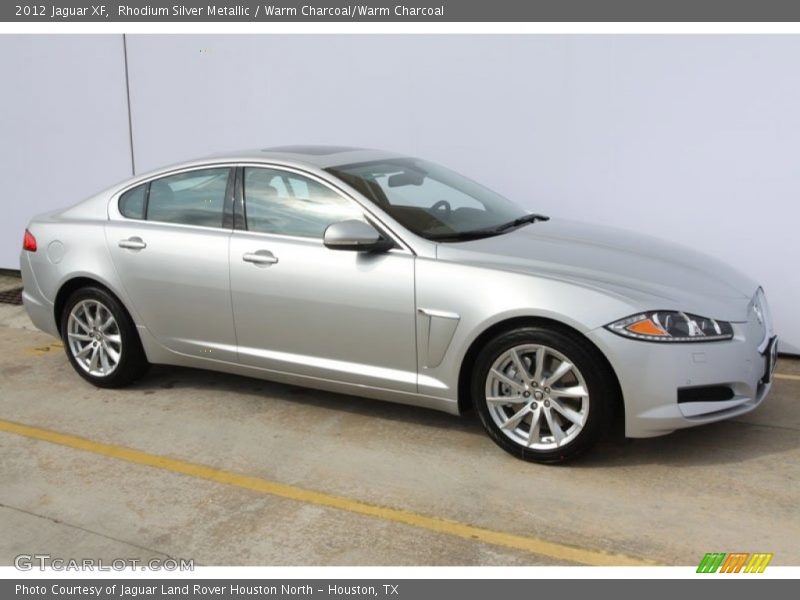 Rhodium Silver Metallic / Warm Charcoal/Warm Charcoal 2012 Jaguar XF