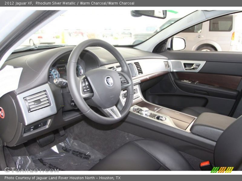 Rhodium Silver Metallic / Warm Charcoal/Warm Charcoal 2012 Jaguar XF