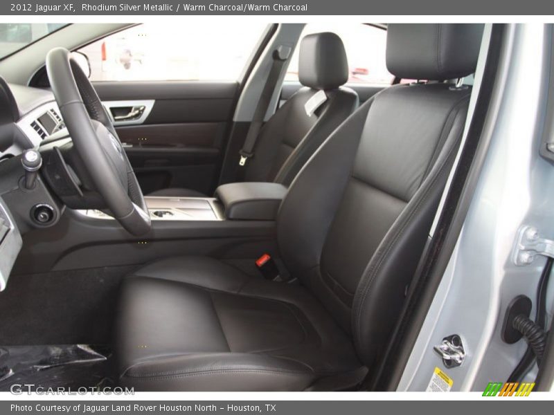 Rhodium Silver Metallic / Warm Charcoal/Warm Charcoal 2012 Jaguar XF