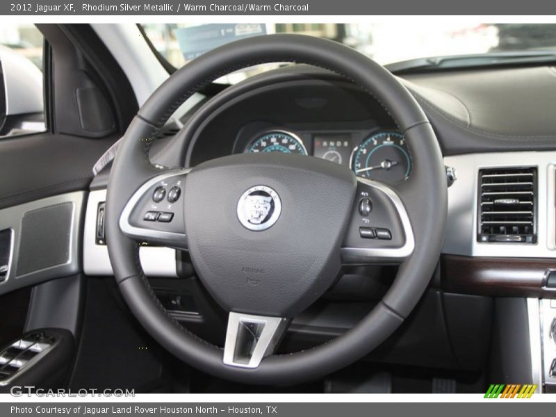Rhodium Silver Metallic / Warm Charcoal/Warm Charcoal 2012 Jaguar XF