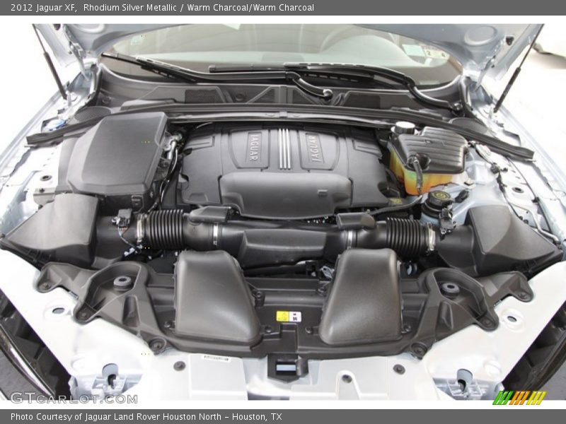 Rhodium Silver Metallic / Warm Charcoal/Warm Charcoal 2012 Jaguar XF
