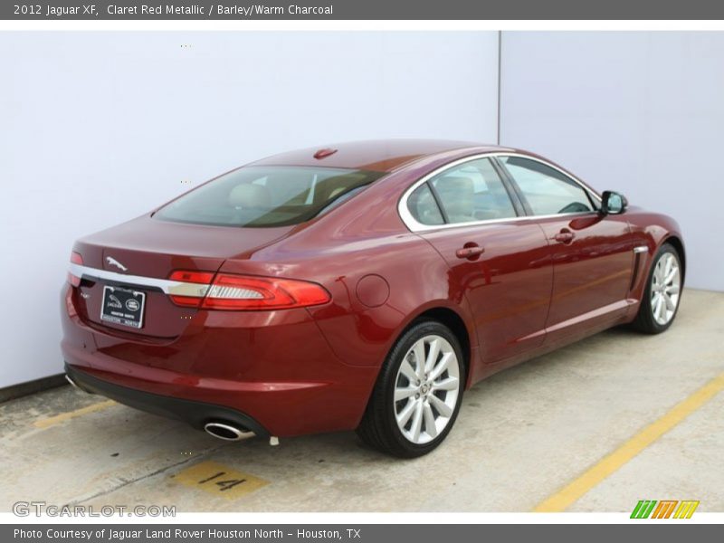 Claret Red Metallic / Barley/Warm Charcoal 2012 Jaguar XF
