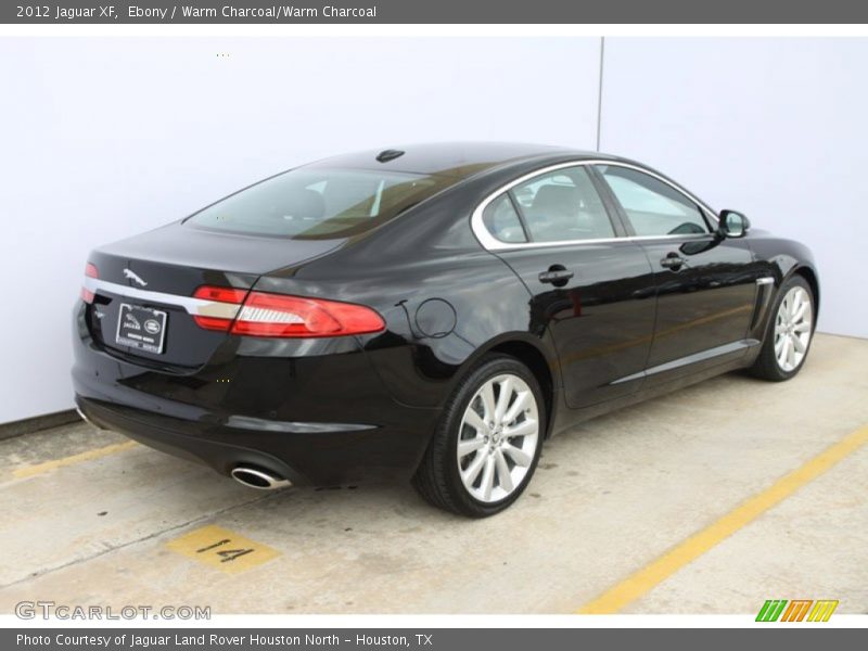 Ebony / Warm Charcoal/Warm Charcoal 2012 Jaguar XF