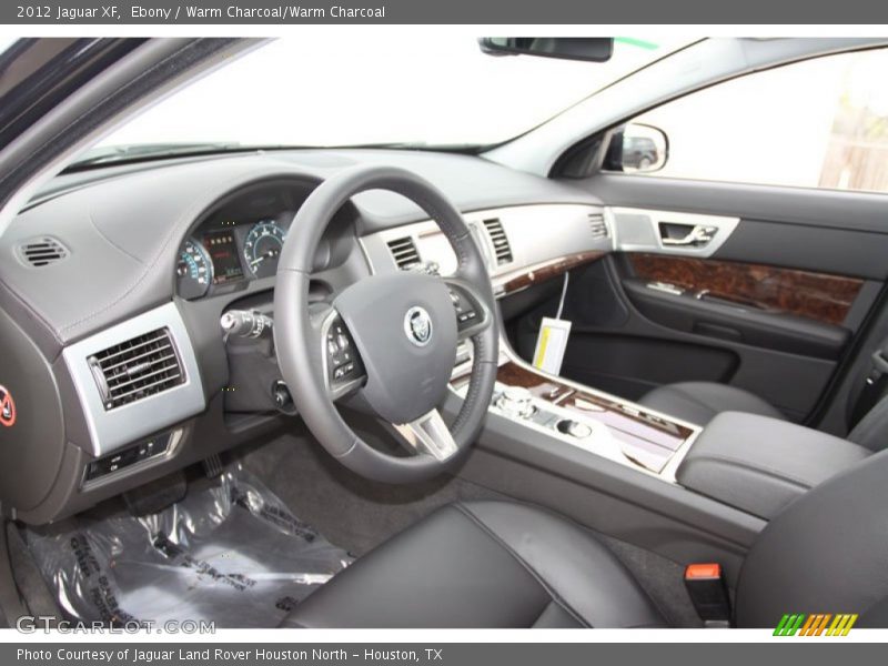 Ebony / Warm Charcoal/Warm Charcoal 2012 Jaguar XF