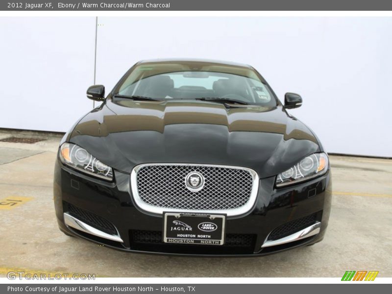 Ebony / Warm Charcoal/Warm Charcoal 2012 Jaguar XF