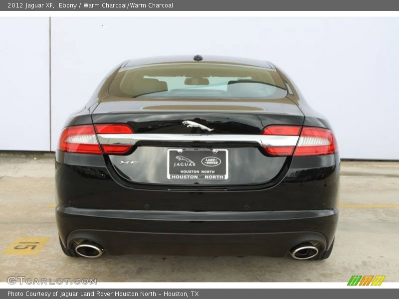 Ebony / Warm Charcoal/Warm Charcoal 2012 Jaguar XF