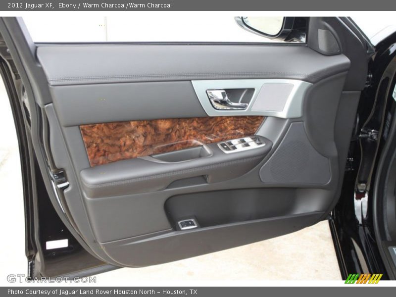 Ebony / Warm Charcoal/Warm Charcoal 2012 Jaguar XF