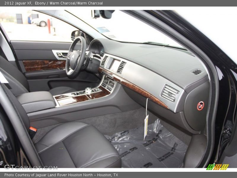 Ebony / Warm Charcoal/Warm Charcoal 2012 Jaguar XF