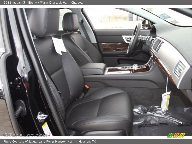 Ebony / Warm Charcoal/Warm Charcoal 2012 Jaguar XF
