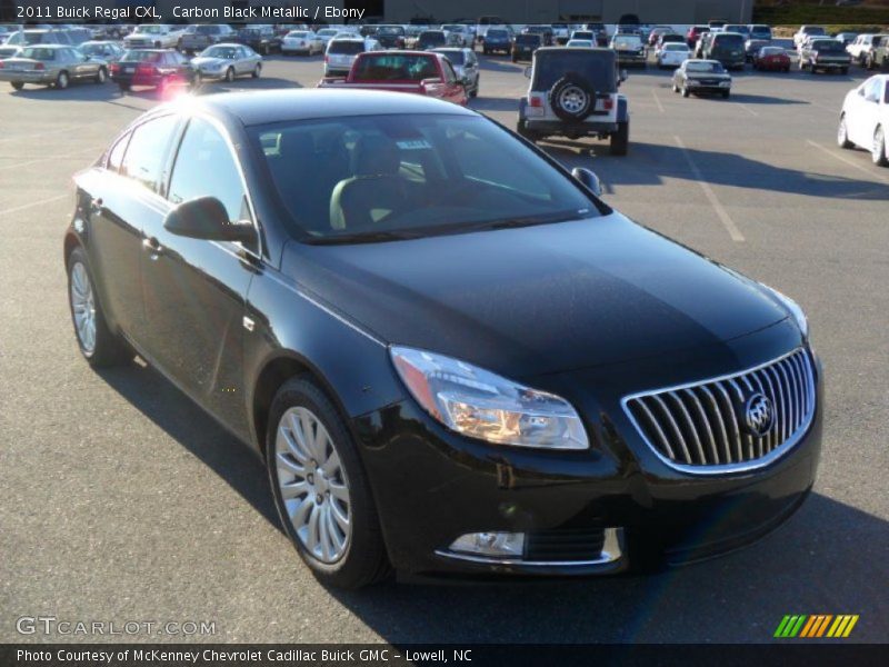 Carbon Black Metallic / Ebony 2011 Buick Regal CXL