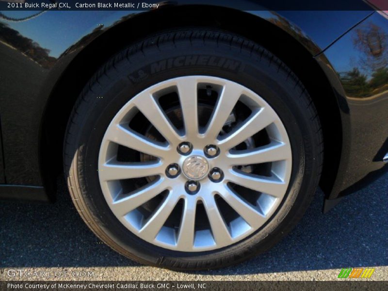 Carbon Black Metallic / Ebony 2011 Buick Regal CXL