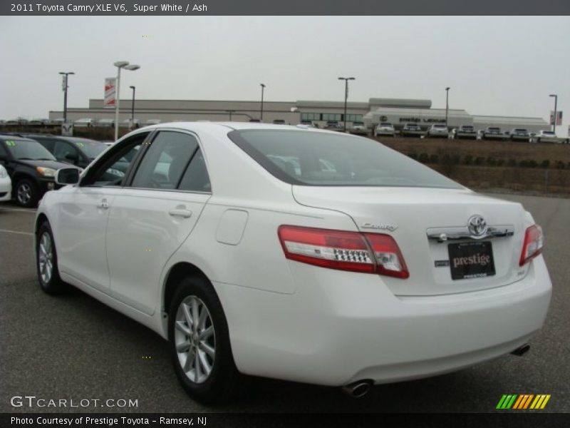 Super White / Ash 2011 Toyota Camry XLE V6