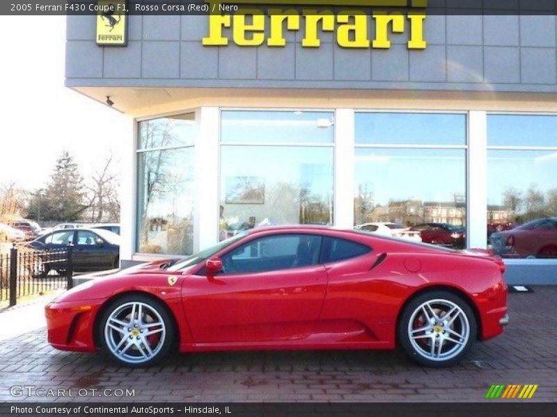 Rosso Corsa (Red) / Nero 2005 Ferrari F430 Coupe F1