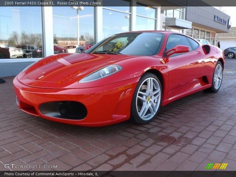 Rosso Corsa (Red) / Nero 2005 Ferrari F430 Coupe F1